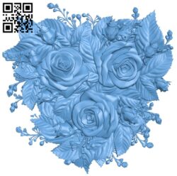 Flower pattern T0002812 download free stl files 3d model for CNC wood carving