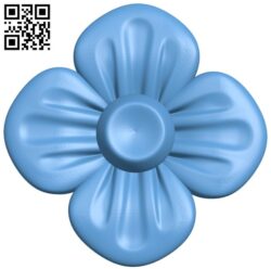 Flower pattern T0002932 download free stl files 3d model for CNC wood carving