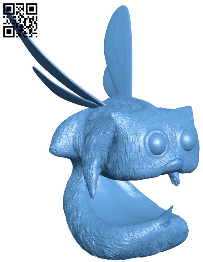 Fuzzy Buzzy H010612 file stl free download 3D Model for CNC and 3d printer