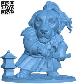 Golden Retriever Ronin H010513 file stl free download 3D Model for CNC and 3d printer