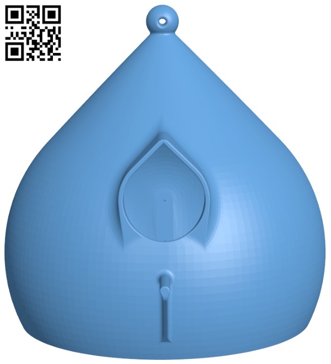Hanging birdhouse H010341 file stl free download 3D Model for CNC and 3d printer