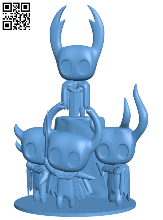 Hollow Knight - Vessel siblings H010544 file stl free download 3D Model for CNC and 3d printer
