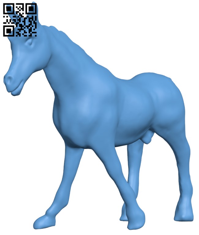 Horse H010344 file stl free download 3D Model for CNC and 3d printer
