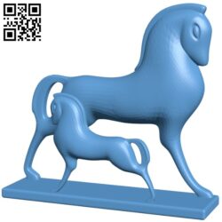 Horses H010605 file stl free download 3D Model for CNC and 3d printer