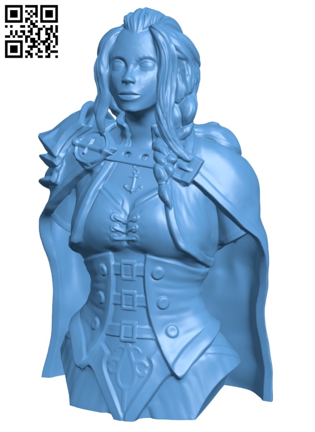 Jaina - Daughter of the sea H010545 file stl free download 3D Model for CNC and 3d printer