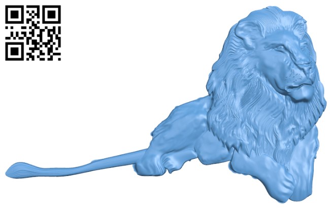 Lion T0002673 download free stl files 3d model for CNC wood carving