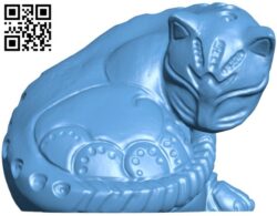 Lucky cat H010614 file stl free download 3D Model for CNC and 3d printer