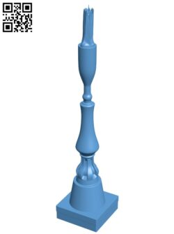 Medieval candle stand H010351 file stl free download 3D Model for CNC and 3d printer