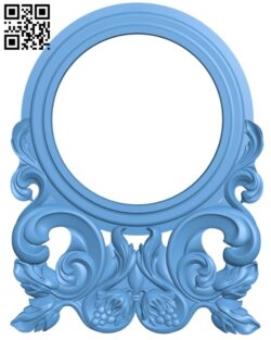 Mirror frame pattern T0002756 download free stl files 3d model for CNC wood carving