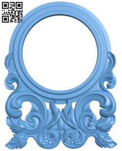 Mirror frame pattern T0002798 download free stl files 3d model for CNC wood carving