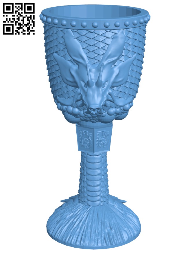 Mizutsune goblet H010354 file stl free download 3D Model for CNC and 3d printer