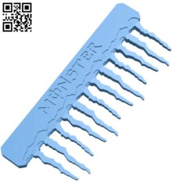 Monster comb H010358 file stl free download 3D Model for CNC and 3d printer