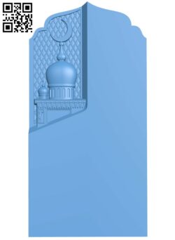 Mosque pattern T0002694 download free stl files 3d model for CNC wood carving