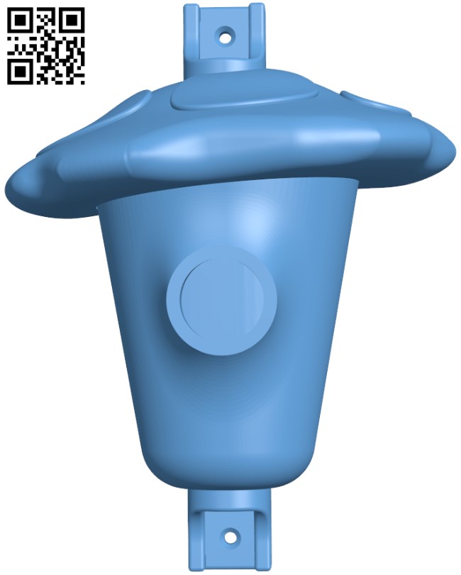 Mushroom birdhouse H010623 file stl free download 3D Model for CNC and 3d printer