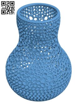 Organic vase H010371 file stl free download 3D Model for CNC and 3d printer