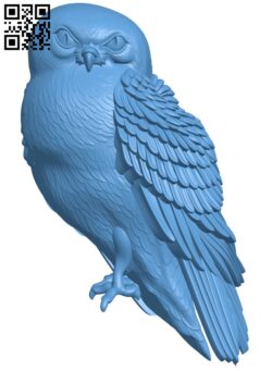 Owl H010627 file stl free download 3D Model for CNC and 3d printer
