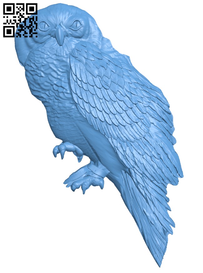 Owl T0002935 download free stl files 3d model for CNC wood carving
