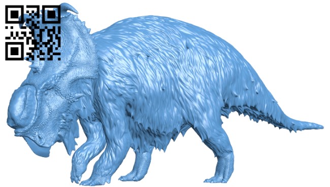 Pachyrhinosaurus walking - Dinosaur H010560 file stl free download 3D Model for CNC and 3d printer