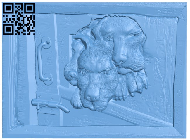 Painting of freedom for puppies T0002936 download free stl files 3d model for CNC wood carving