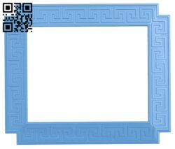 Picture frame or mirror T0002765 download free stl files 3d model for CNC wood carving