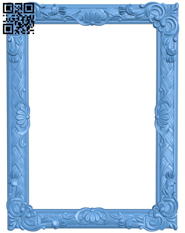 Picture frame or mirror T0002767 download free stl files 3d model for CNC wood carving