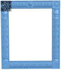 Picture frame or mirror T0002786 download free stl files 3d model for CNC wood carving
