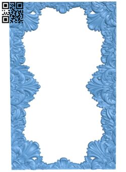 Picture frame or mirror T0002787 download free stl files 3d model for CNC wood carving