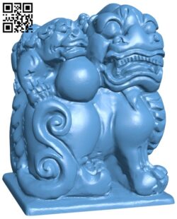 Pixiu mother and baby H010566 file stl free download 3D Model for CNC and 3d printer