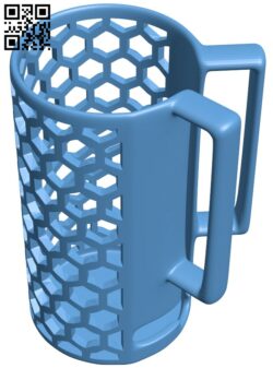 Plastic milk bag holder H010378 file stl free download 3D Model for CNC and 3d printer