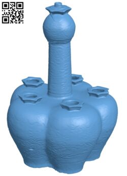 Porcelain vase H010493 file stl free download 3D Model for CNC and 3d printer