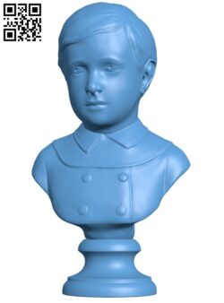 Portrait of a boy H010568 file stl free download 3D Model for CNC and 3d printer