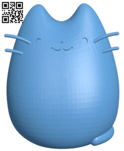 Pusheen the cat H010469 file stl free download 3D Model for CNC and 3d printer