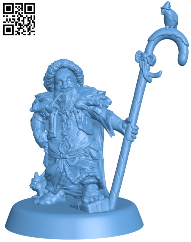 Santa Hermit H010499 file stl free download 3D Model for CNC and 3d printer