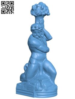 Sea God H010387 file stl free download 3D Model for CNC and 3d printer