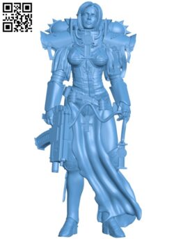 Sister Of Battle H010502 file stl free download 3D Model for CNC and 3d printer