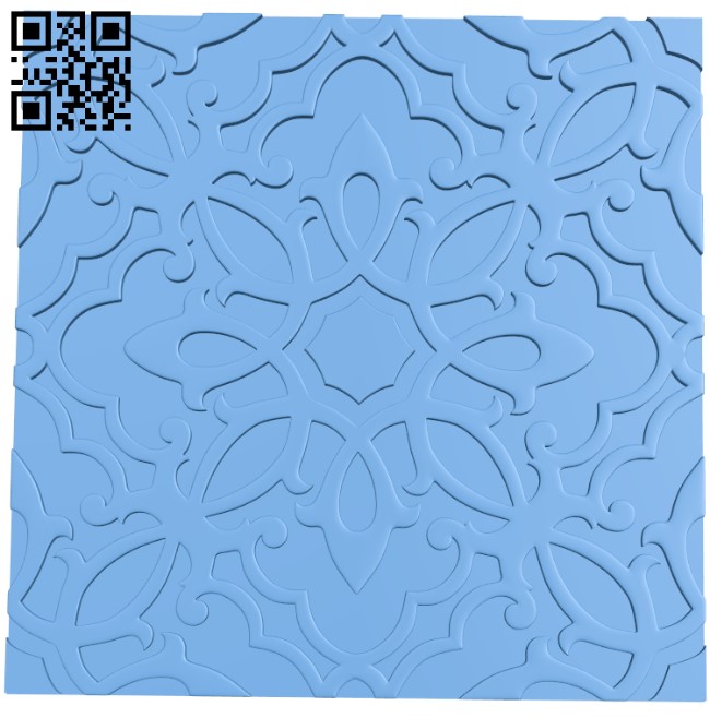Square pattern T0002727 download free stl files 3d model for CNC wood carving