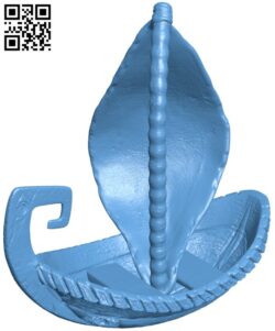 Stylised sail boat H010641 file stl free download 3D Model for CNC and 3d printer