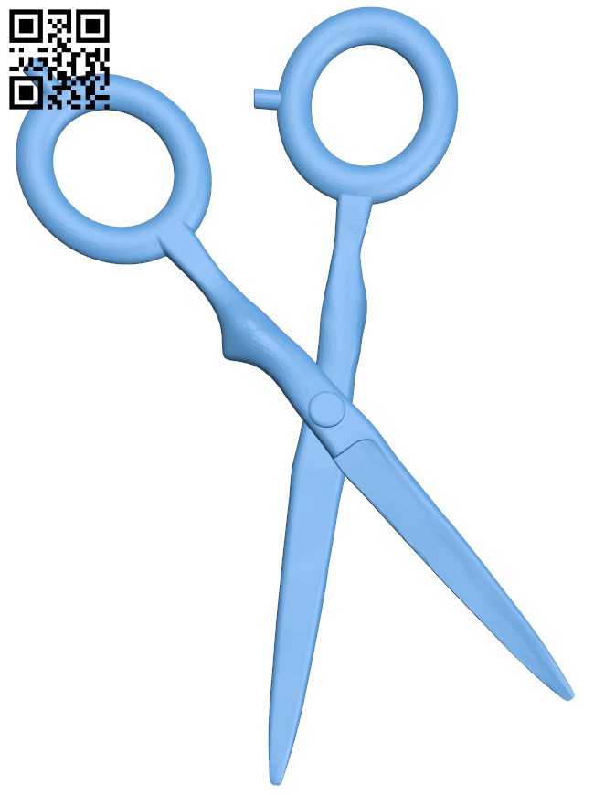 Stylist's scissors H010642 file stl free download 3D Model for CNC and 3d printer