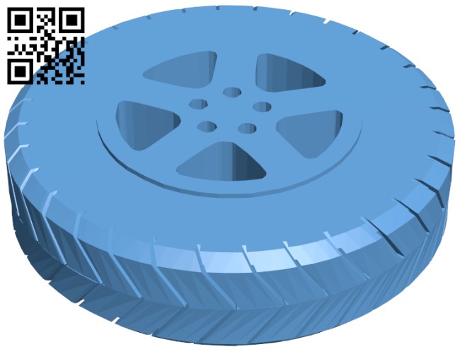 Tire H010400 file stl free download 3D Model for CNC and 3d printer