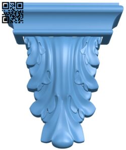 Top of the column T0002828 download free stl files 3d model for CNC wood carving