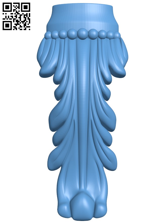 Top of the column T0002869 download free stl files 3d model for CNC wood carving