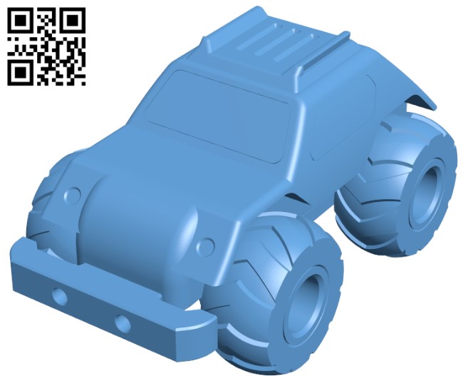Toy car H010406 file stl free download 3D Model for CNC and 3d printer