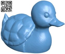 Turtle Duck H010647 file stl free download 3D Model for CNC and 3d printer