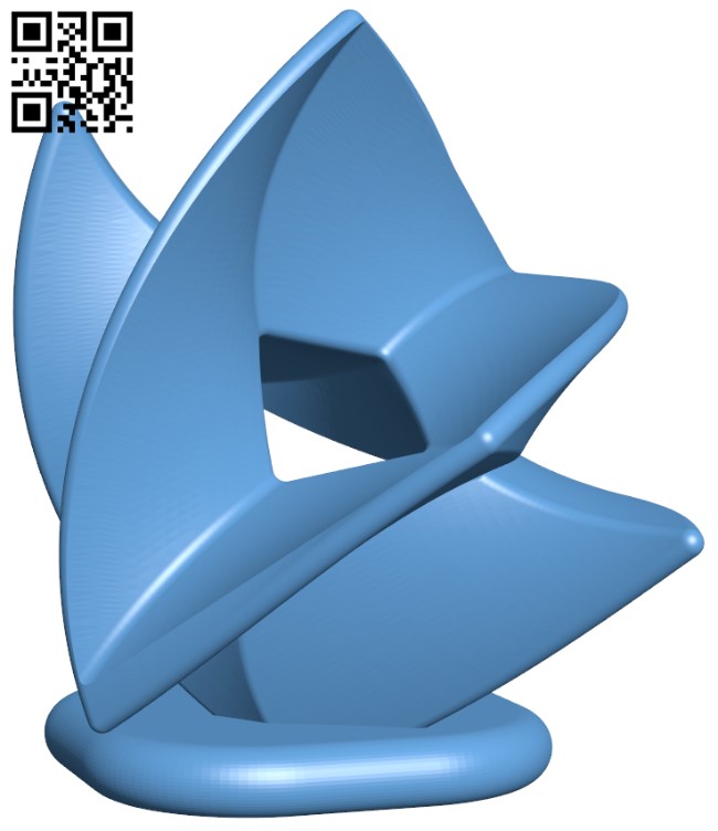 Twist flower vase H010413 file stl free download 3D Model for CNC and 3d printer