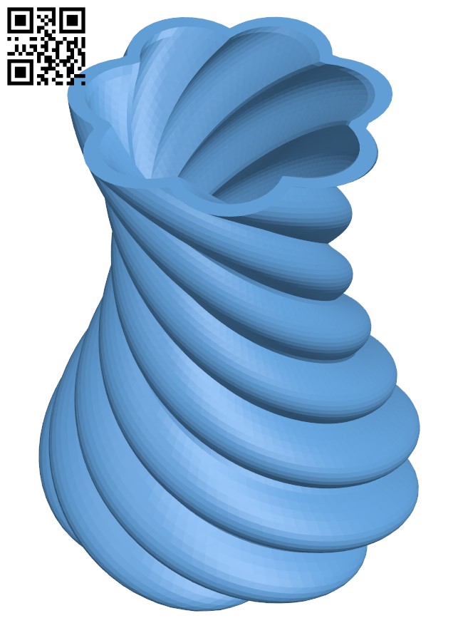 Vase H010427 file stl free download 3D Model for CNC and 3d printer