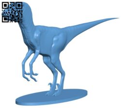 Velociraptor dinosaur H010429 file stl free download 3D Model for CNC and 3d printer