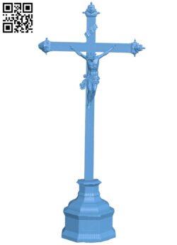 Wooden Crucifix with corpus H010584 file stl free download 3D Model for CNC and 3d printer
