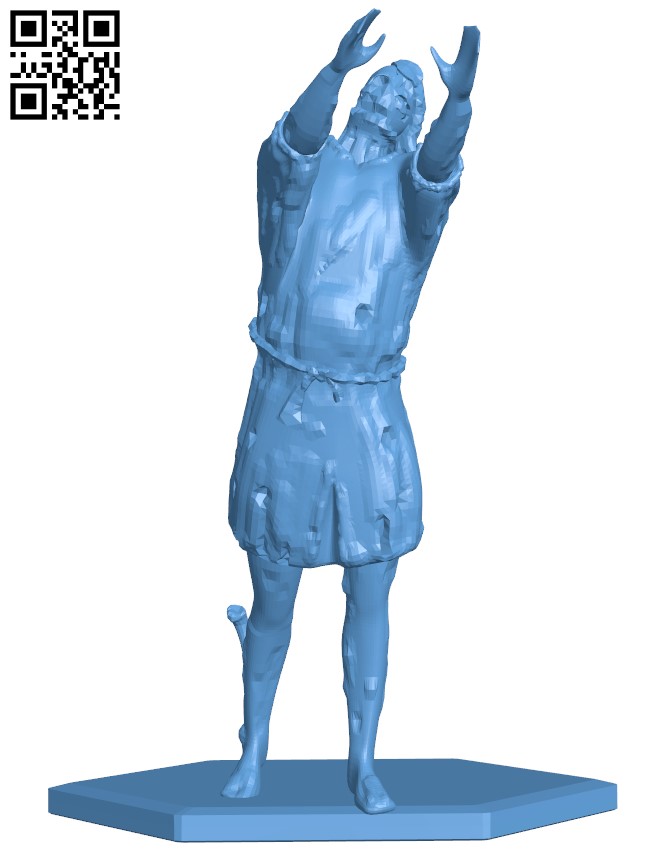 Zombie H010590 file stl free download 3D Model for CNC and 3d printer