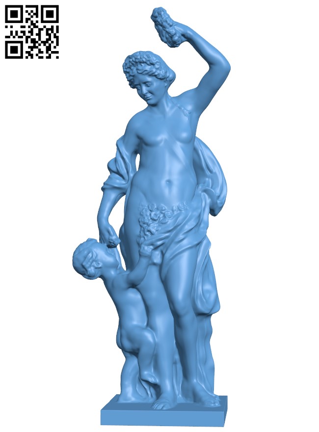 Allegorical Seasons - Spring H010653 file stl free download 3D Model for CNC and 3d printer