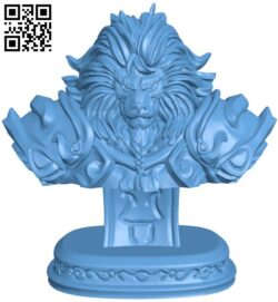 Alohdis – The great lion from the north H010751 file stl free download 3D Model for CNC and 3d printer